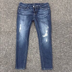 Vigoss Women's Blue Distressed Jeans